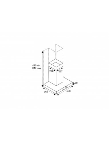 Bertazzoni La Germania K60AMHXA/19 cappa aspirante Cappa aspirante a parete  Acciaio inossidabile 800 m³/h A, Cappe in Offerta su Stay On