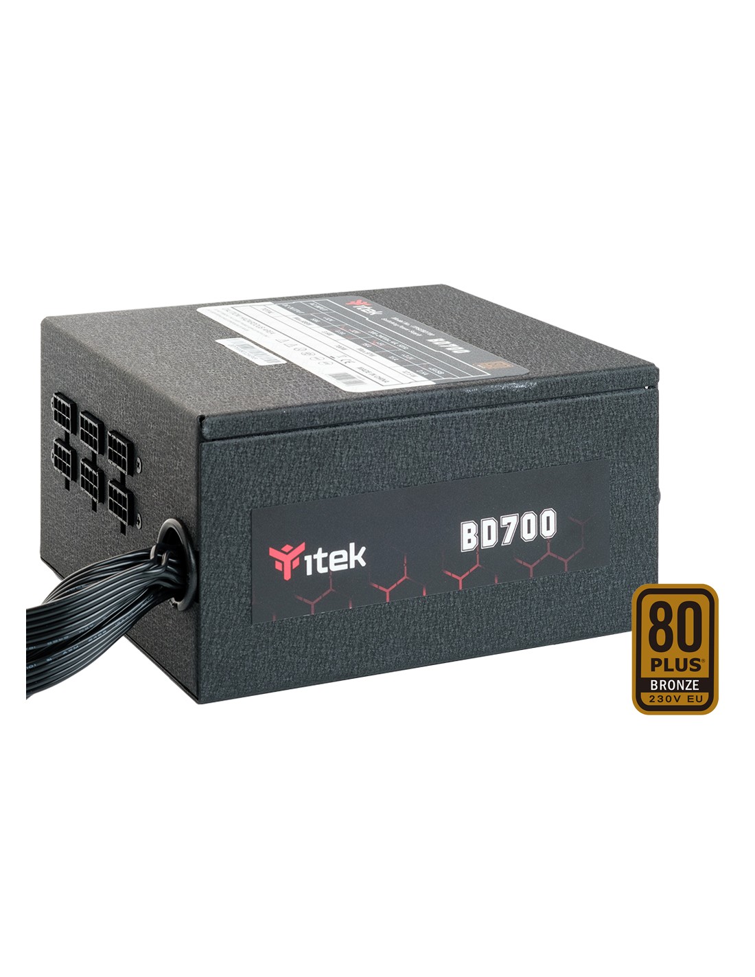 Itek BD700 Alimentatore PC 700 W 24-pin ATX Semi-modulare - ITPSEBD700