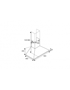 Bertazzoni La Germania K60AMHXA/19 cappa aspirante Cappa aspirante a parete  Acciaio inossidabile 800 m³/h A, Cappe in Offerta su Stay On