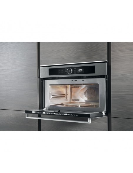 Whirlpool AMW 731/IX - Forno Microonde da Incasso DualCrisp, 6°Senso, Inox,  31 Litri