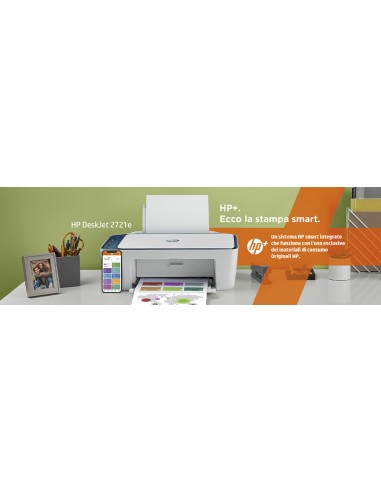 stampante multifunzione hp deskjet 2721e wifi airprint fotocopiatrice  scanner a colori