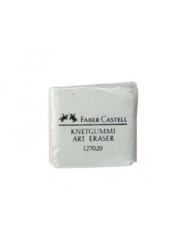 FABER-CASTELL - 127154 - Gomma pane bianca quadrangolare faber