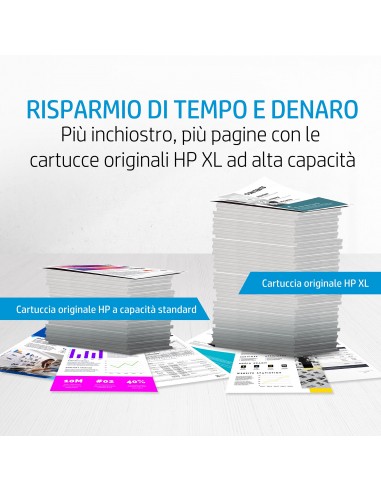 Cartuccia Originale HP F6U68AE (302XL) Colore Nero Alta Capacità 480 Pagine