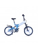 LEXGO CF20 Bicicletta Elettrica 250 W 45 km Nero, Blu, Bianco