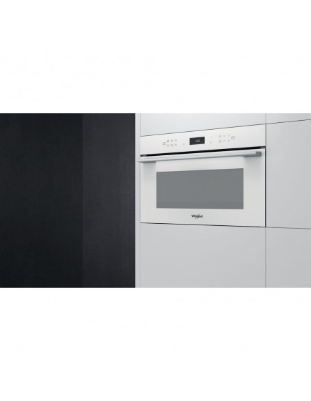 Whirlpool W7 MD440 WH - Forno Microonde da Incasso, DualCrisp, Vapore, 6°  Senso, Bianco, 31 litri