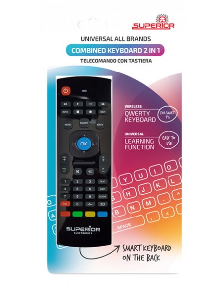 SUPERIOR TELECOMANDO UNIVERSALE CON TASTIERA QWERTY PER SMART TV GOOGLE