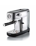 Ariete 1381 METAL SLIM Macchina per espresso Cialde caffè, Caffè macinato 2 tazze 1,1 L 1300 W Argento