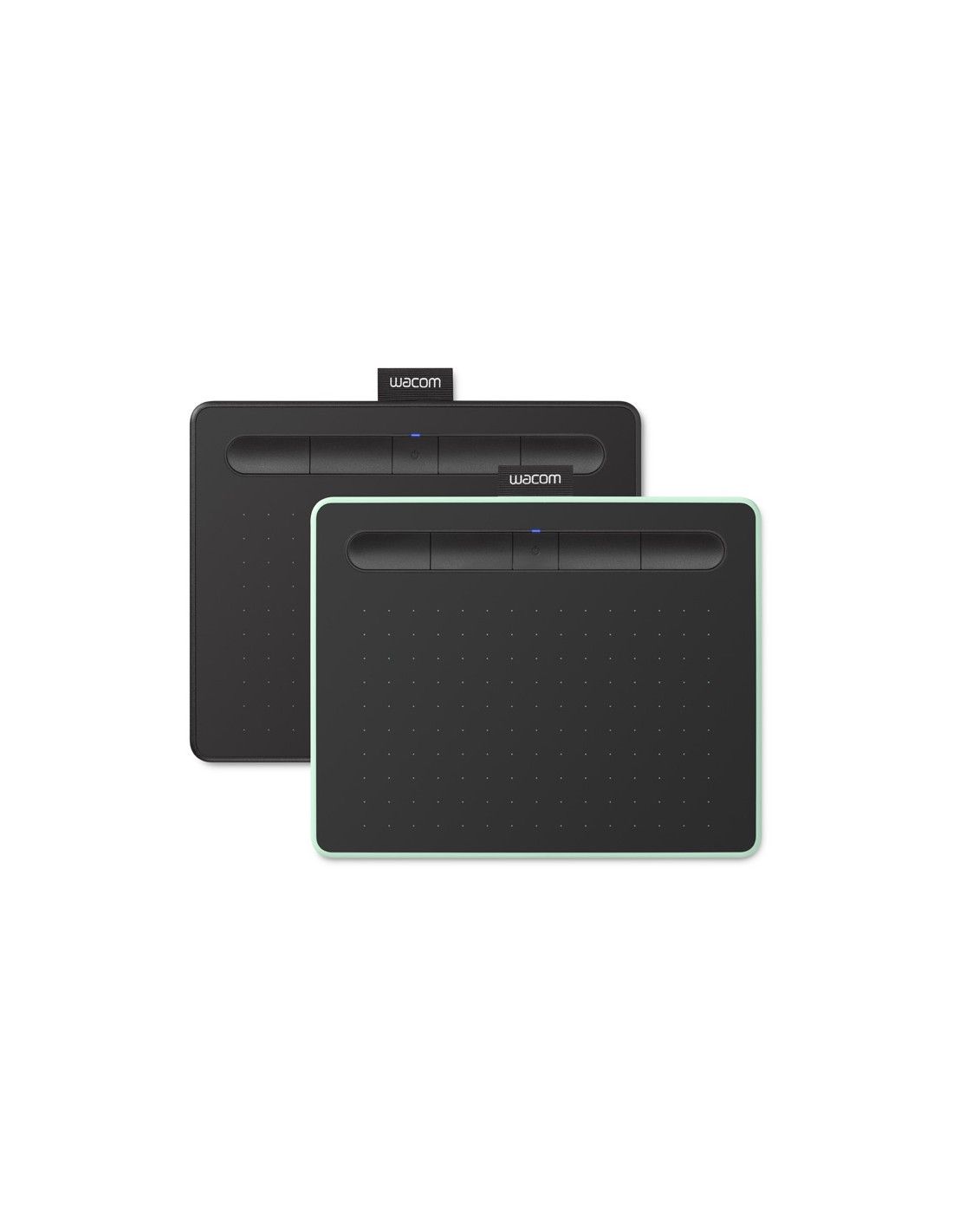 Wacom INTUOS BLUETOOTH SMALL Tavoletta Grafica 17,8 cm (7) 2540 lpi (linee  per pollice) Penna Verde, Nero - CTL-4100WLE-S