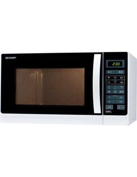 Samsung MG23K3513A Forno a Microonde con Grill 23 L 800 W Nero, Bianco